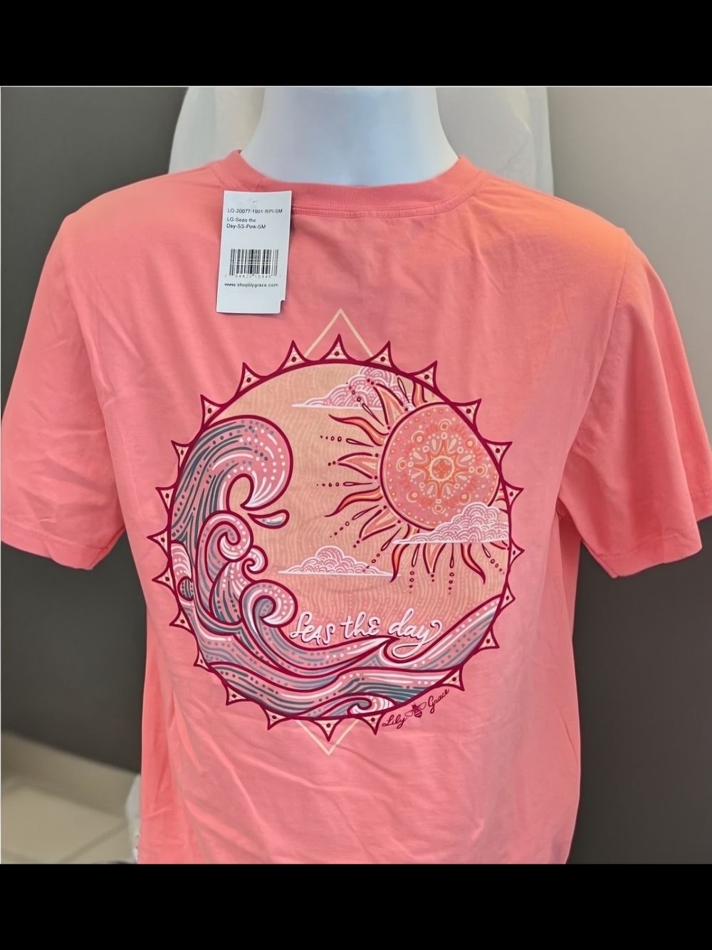 Lily Grace "Seas The Day" Pocket Tee